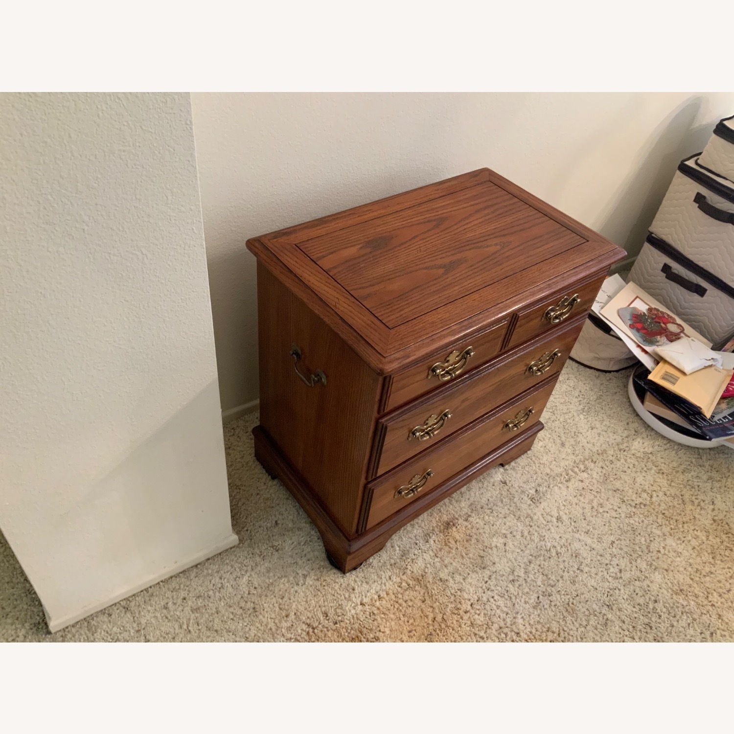 Hammary Dark Brown Wood Side Table - image-2