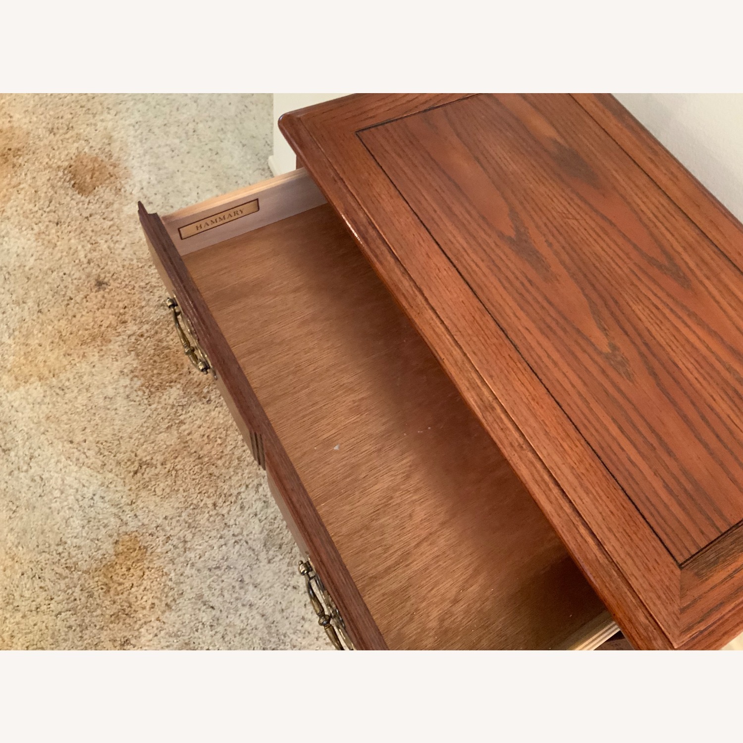 Hammary Dark Brown Wood Side Table - image-3