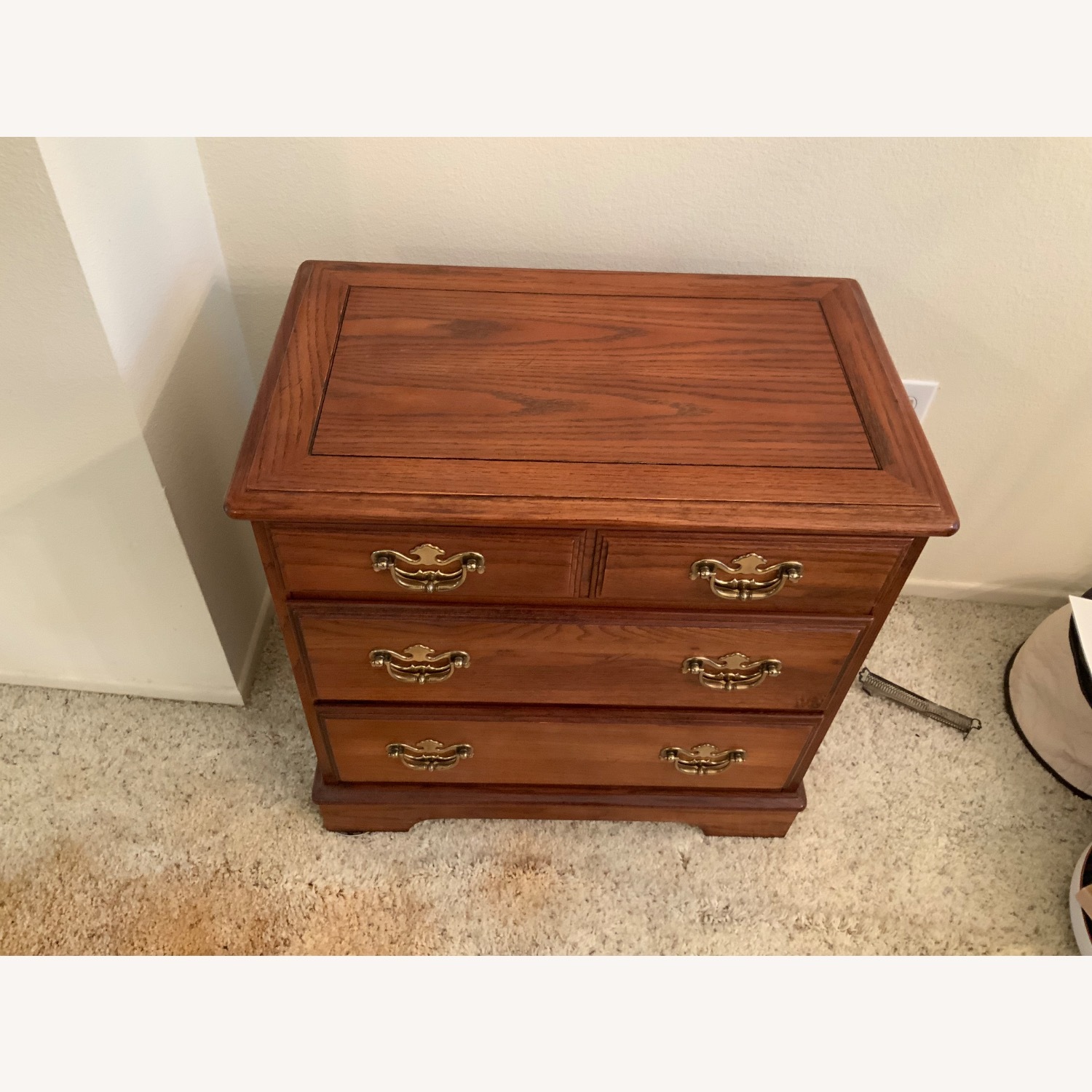Hammary Dark Brown Wood Side Table - image-1