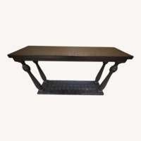 Black Wood Side Tables