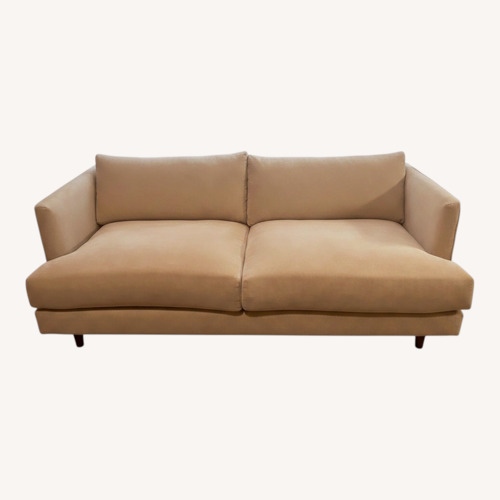 Used Living Spaces Natural Fabric 3+ Seater Sofa for sale on AptDeco