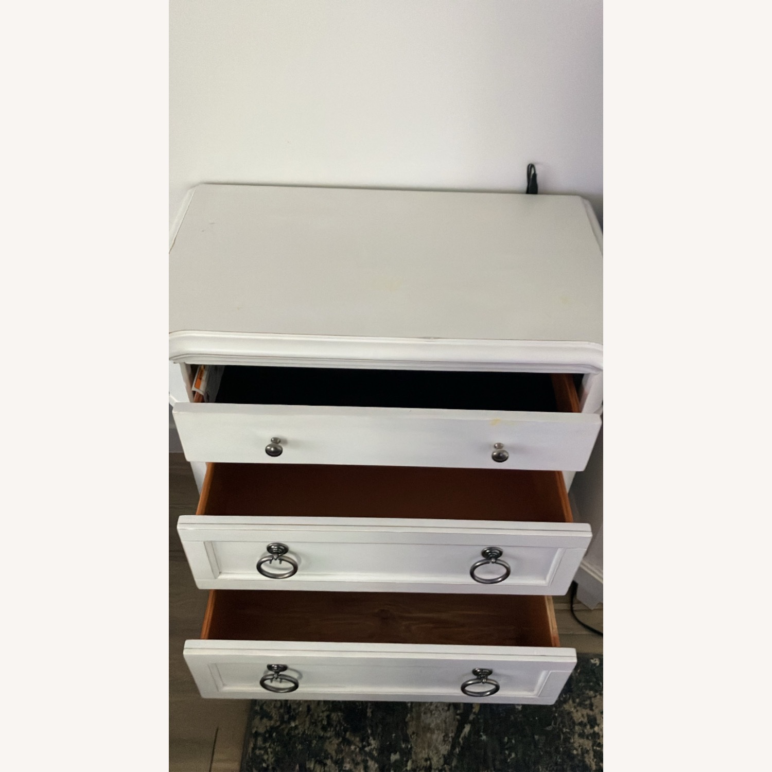 White Wood Dresser - image-2