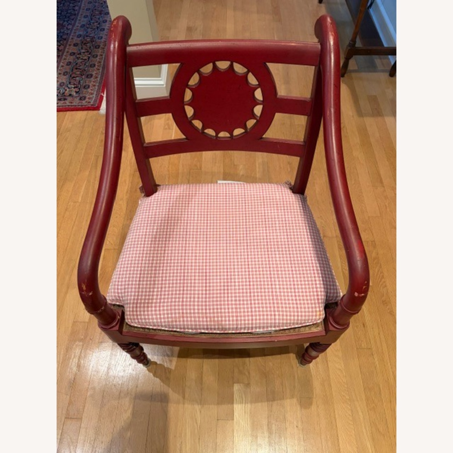 Baker Furniture Milling Road Red Accent Chairs - image-1