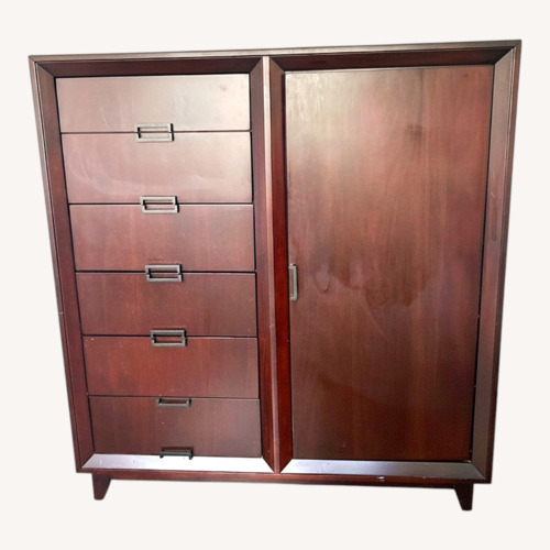 Used Raymour & Flanigan Dark Brown Dresser for sale on AptDeco