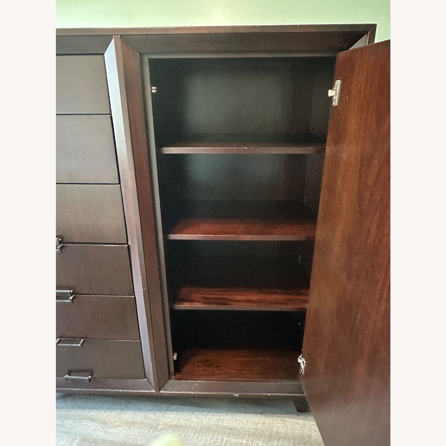 Raymour & Flanigan Dark Brown Dresser - image-5