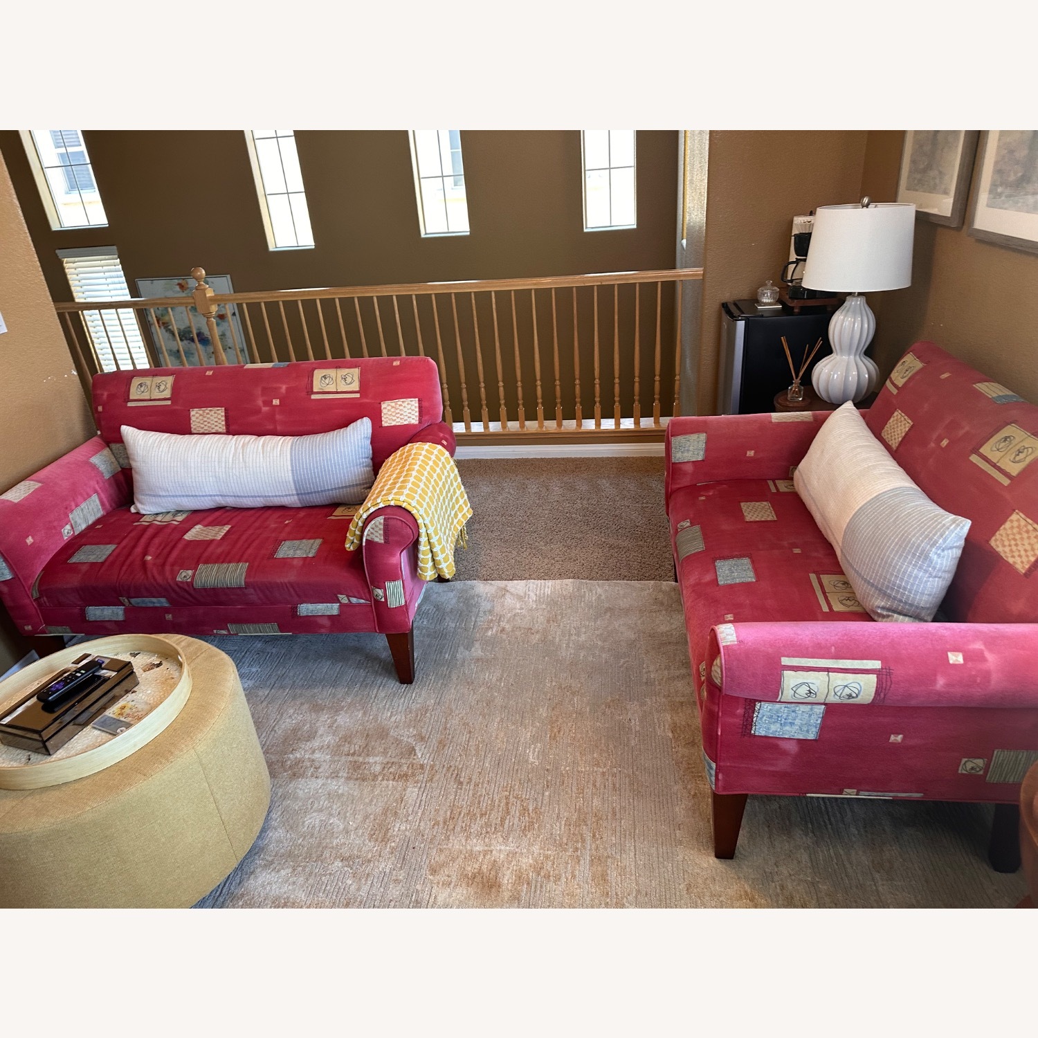 Red Loveseat - image-2