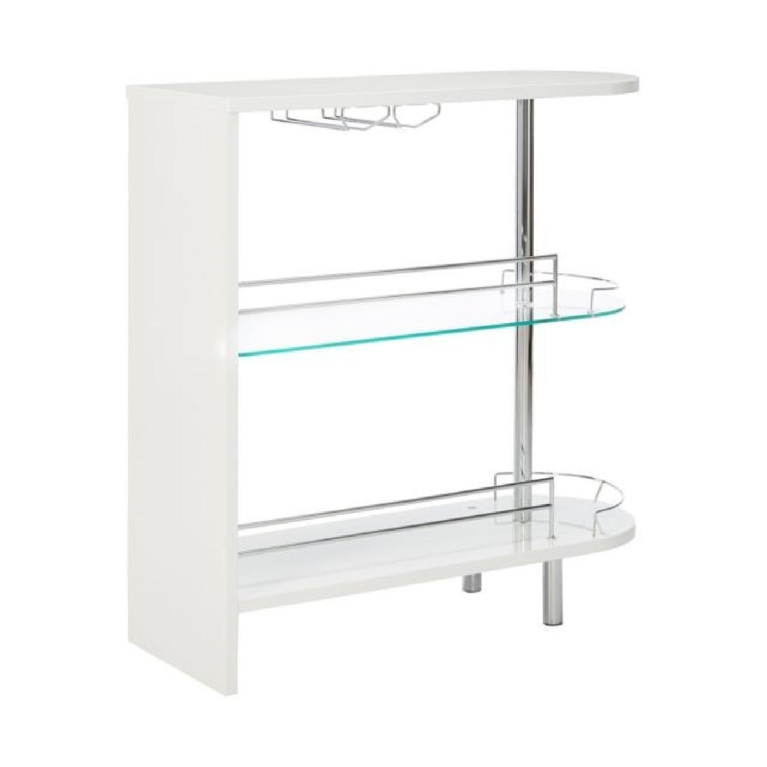 Coaster Fine Furniture Adolfo White Bar Cart - image-5