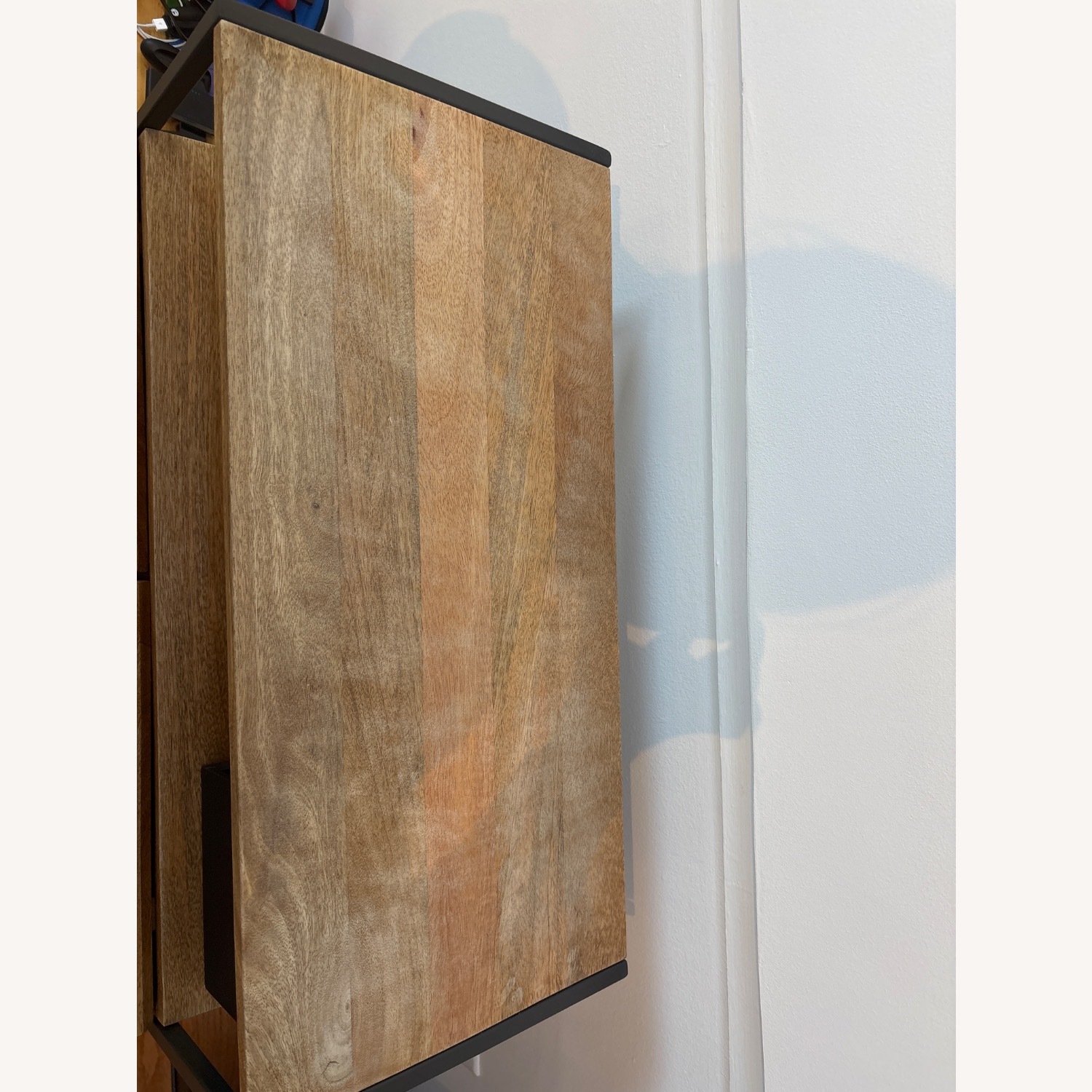 West Elm Natural Wood Media Storage - image-4