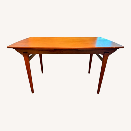 Used 1960s Dining Table Teak Ærthøj Jensen + Mølholm Dining Table for sale on AptDeco