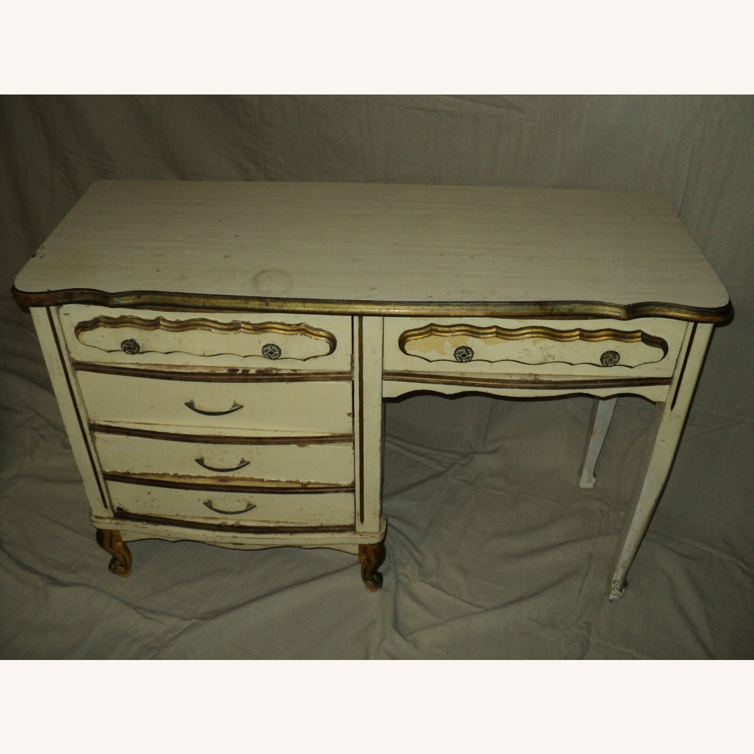 Vintage Baronet French Provincial Writing Desk - image-2
