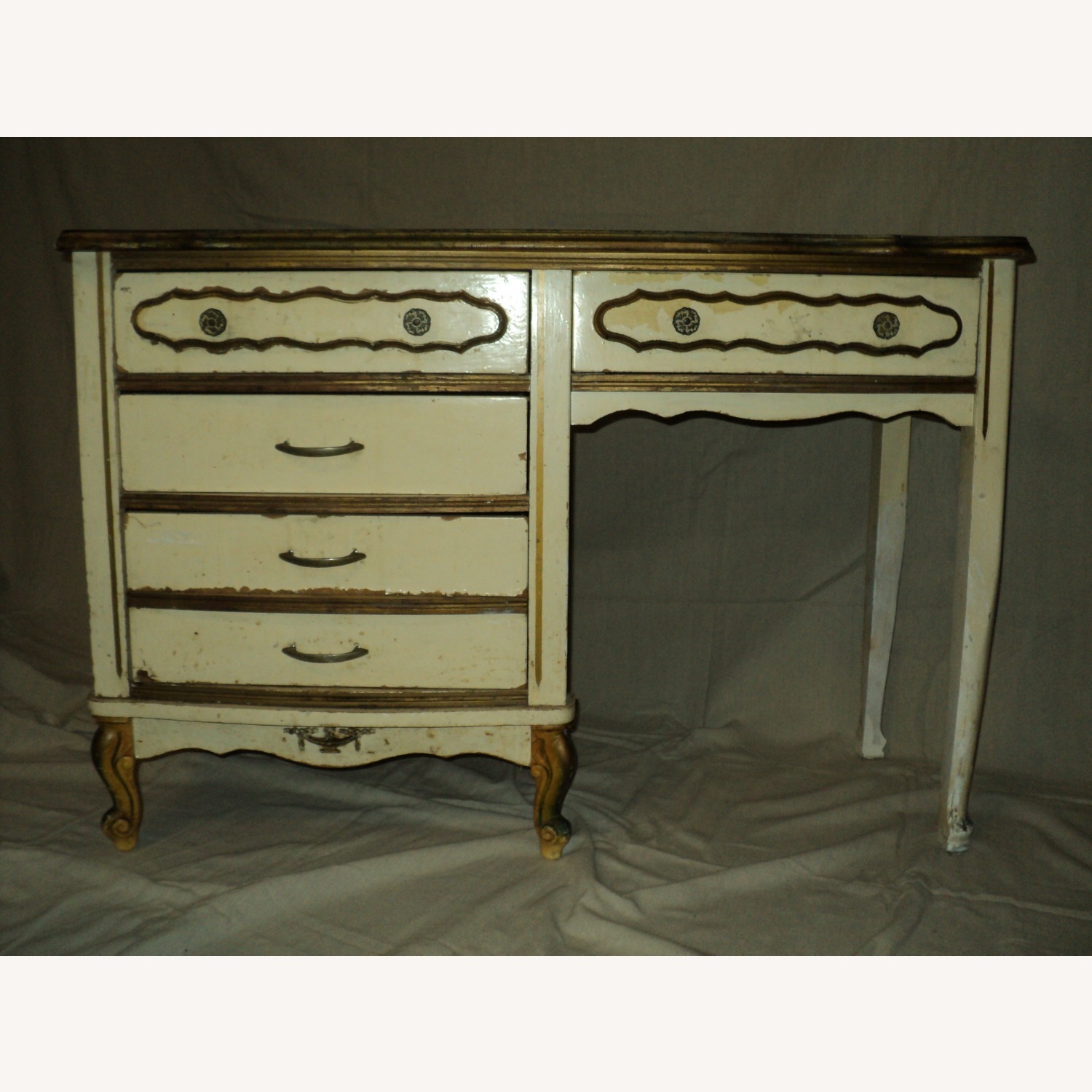 Vintage Baronet French Provincial Writing Desk - image-1