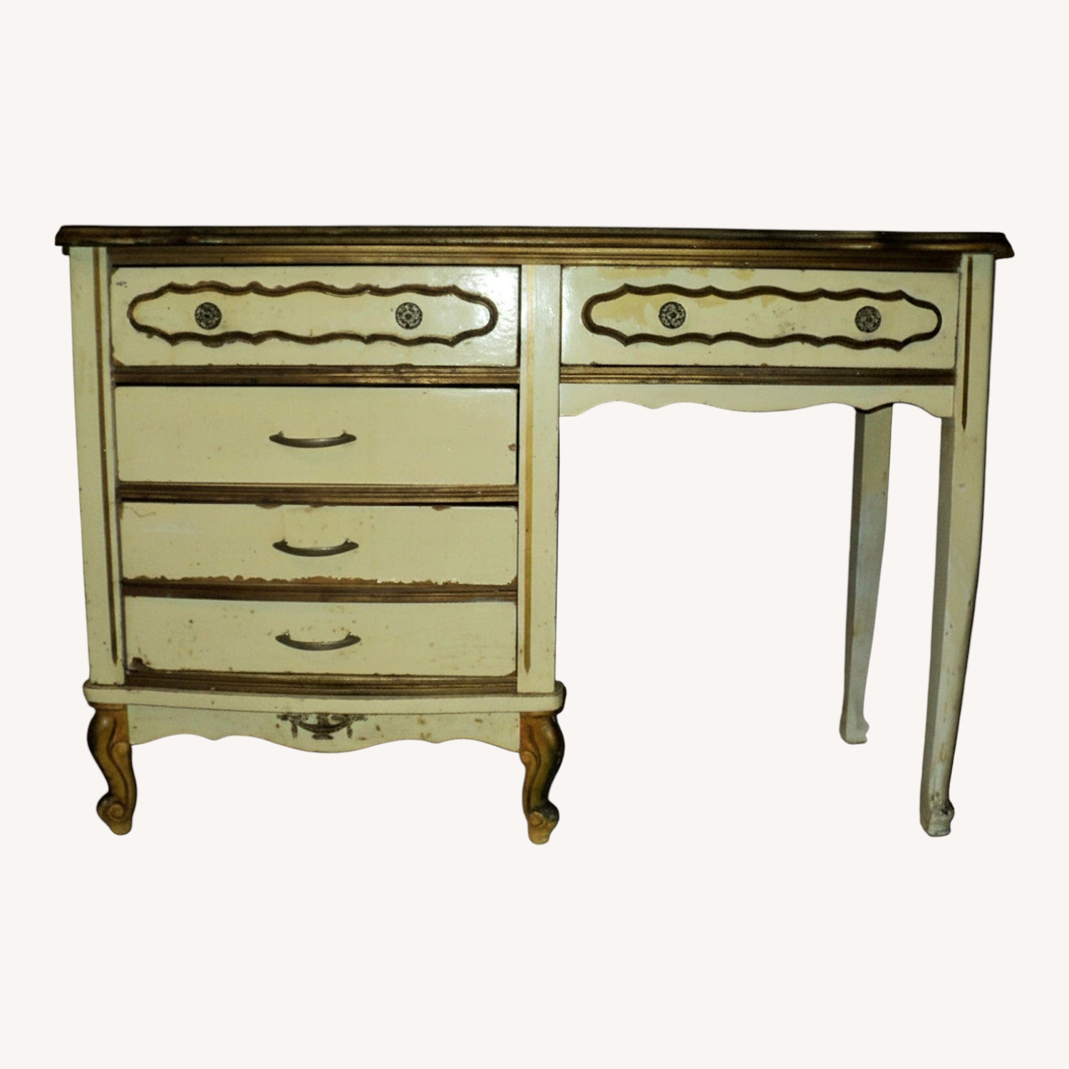 Vintage Baronet French Provincial Writing Desk - image-0