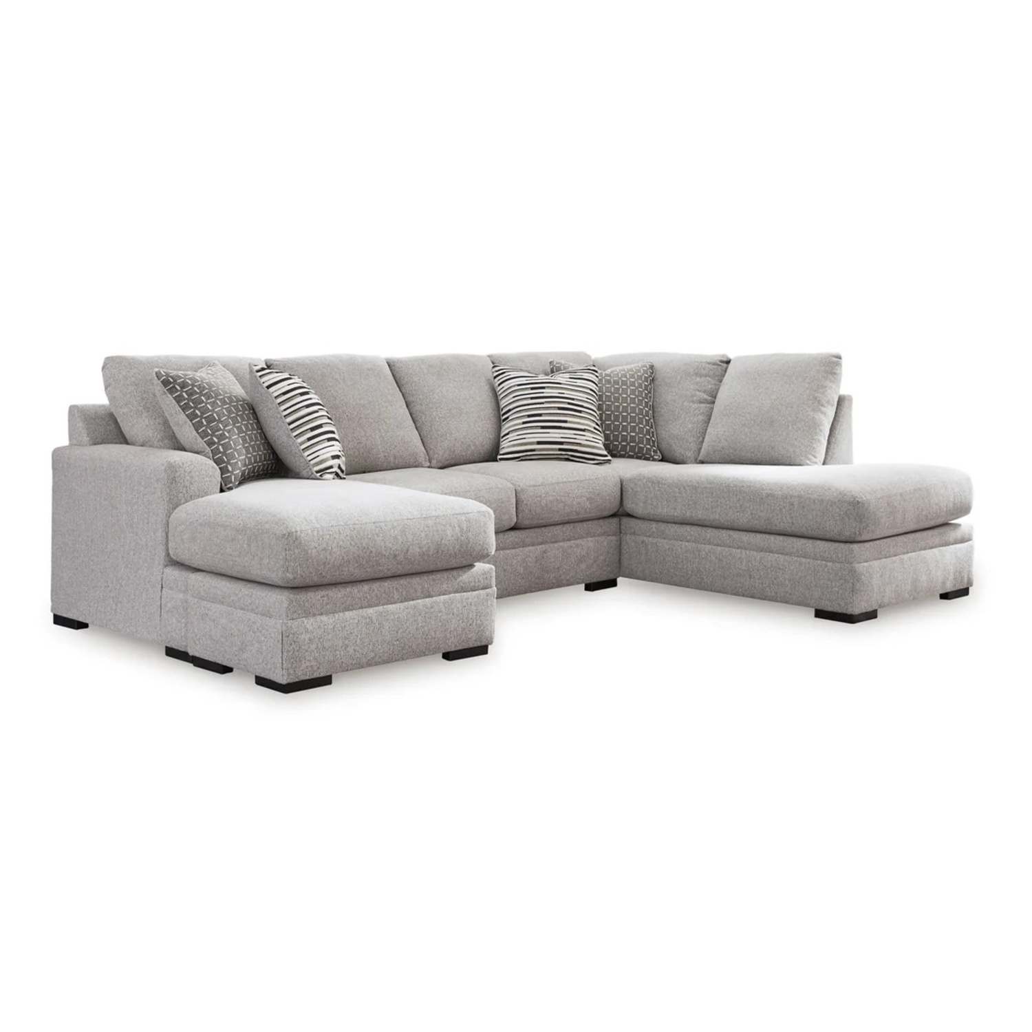 Ashley Furniture Light Gray 3+ Piece Sectional - image-4