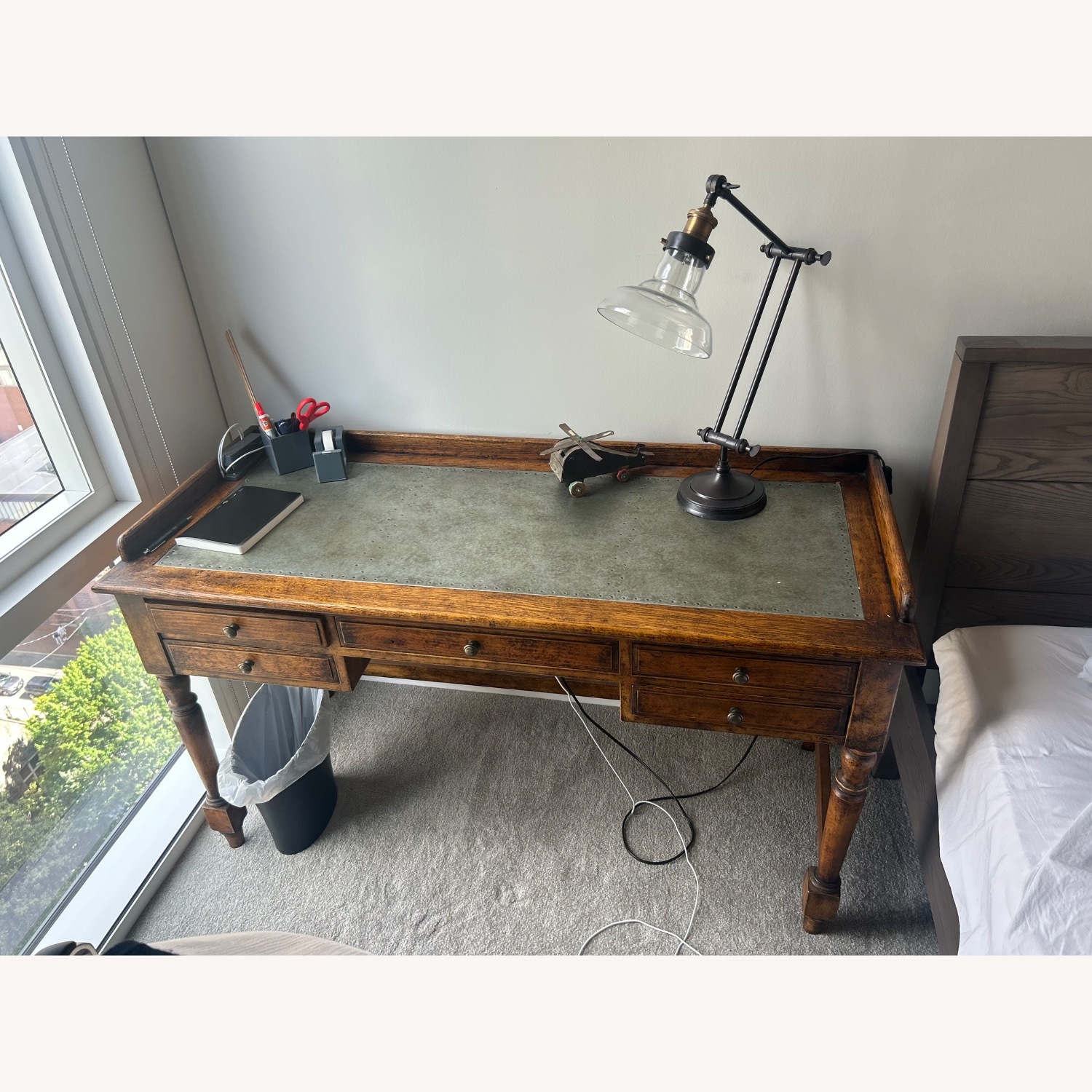  Desk in Burnished Oak - image-2