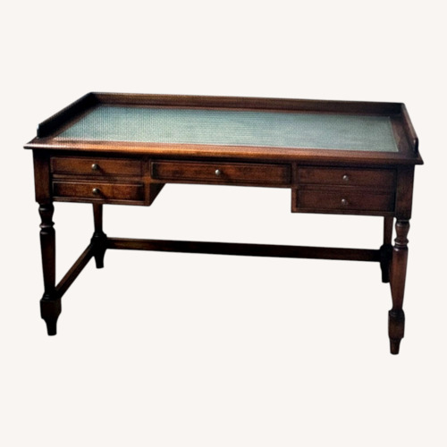 Used Desk in Burnished Oak for sale on AptDeco