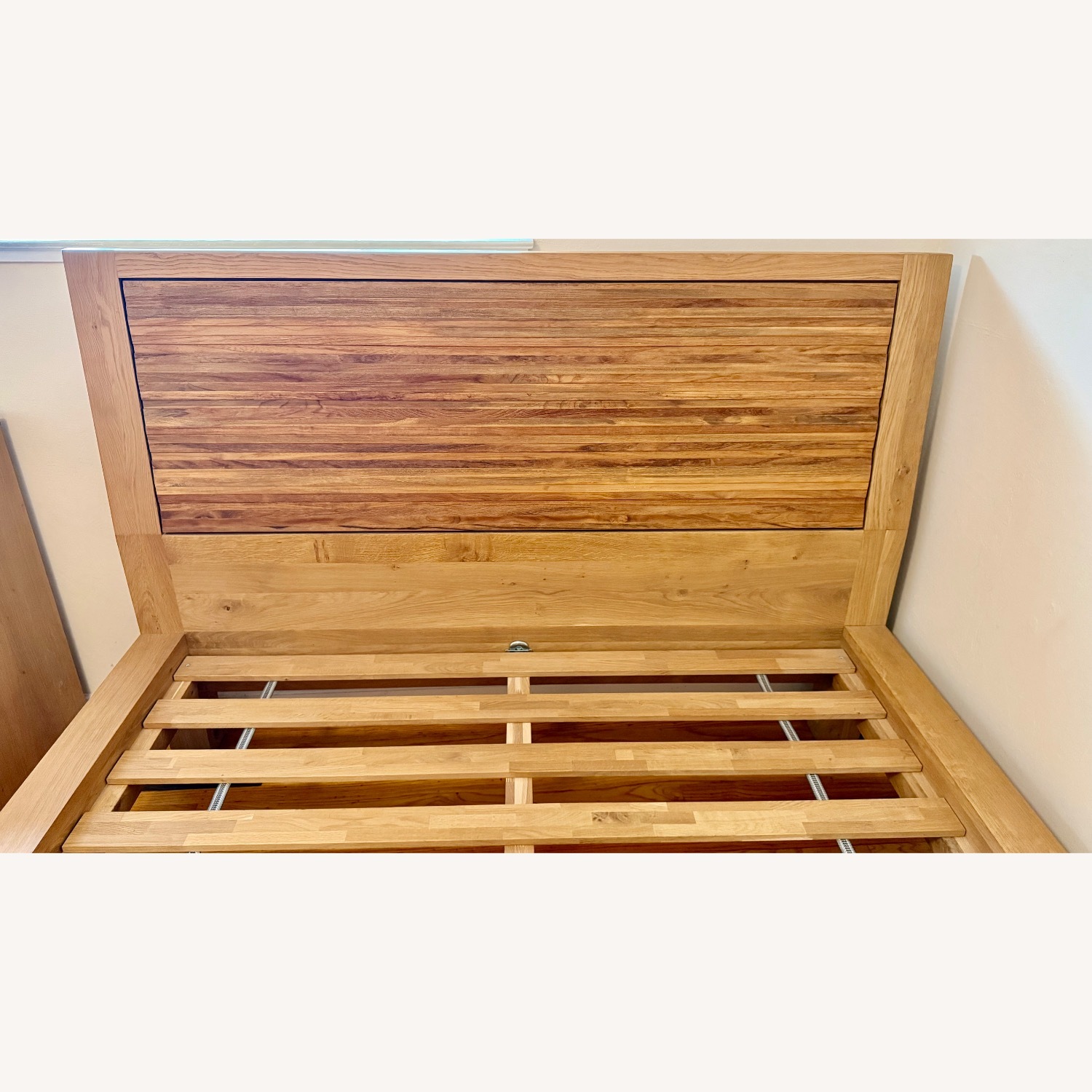 Crate & Barrel Sierra Natural Wood Queen Bed - image-4