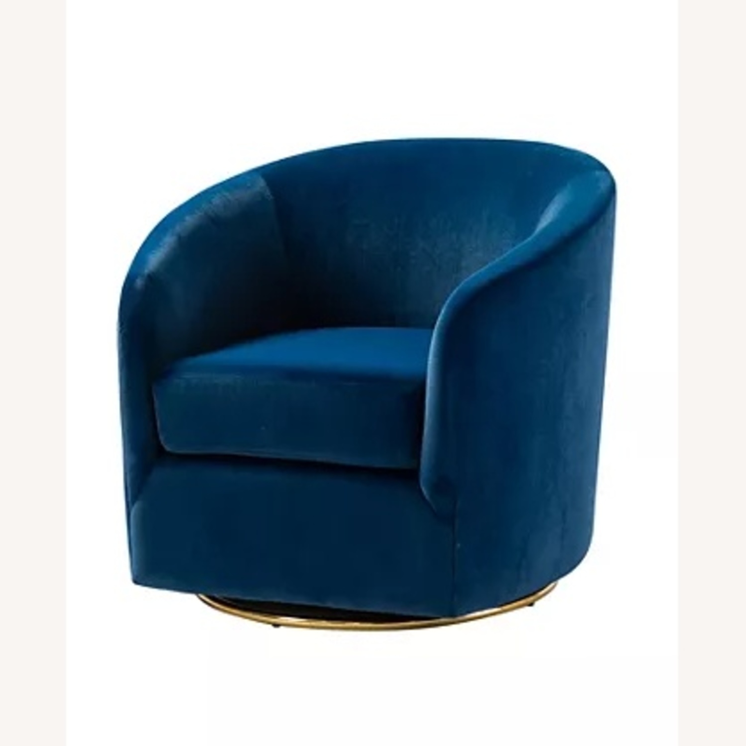Macy's Blue Velvet Accent Chairs - image-6