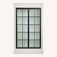 Ballard Designs Delano Glass Door Cabinet