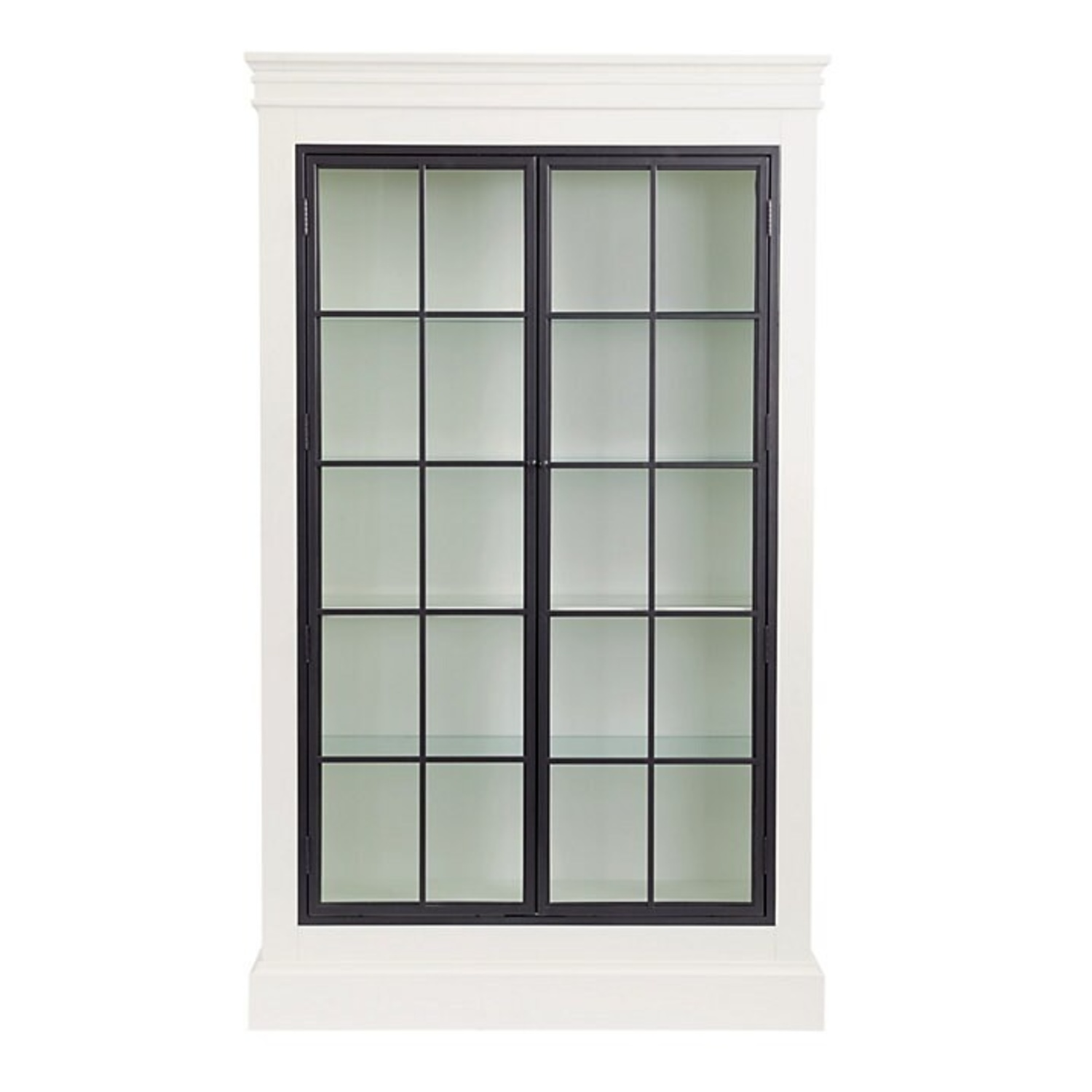 Ballard Designs Delano Glass Door Cabinet - image-5