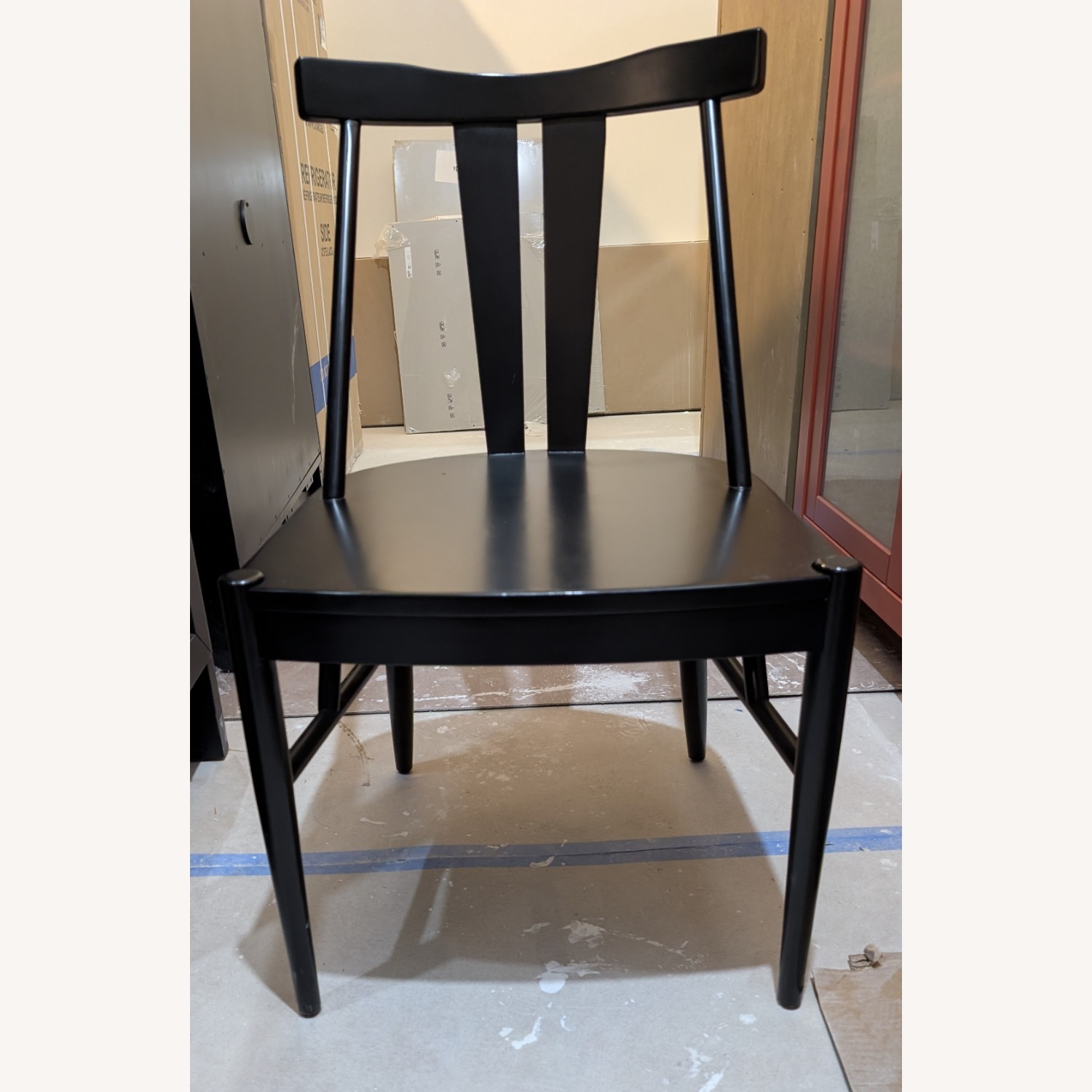 Ballard Designs Bentham Black Wood Dining Chairs - image-1