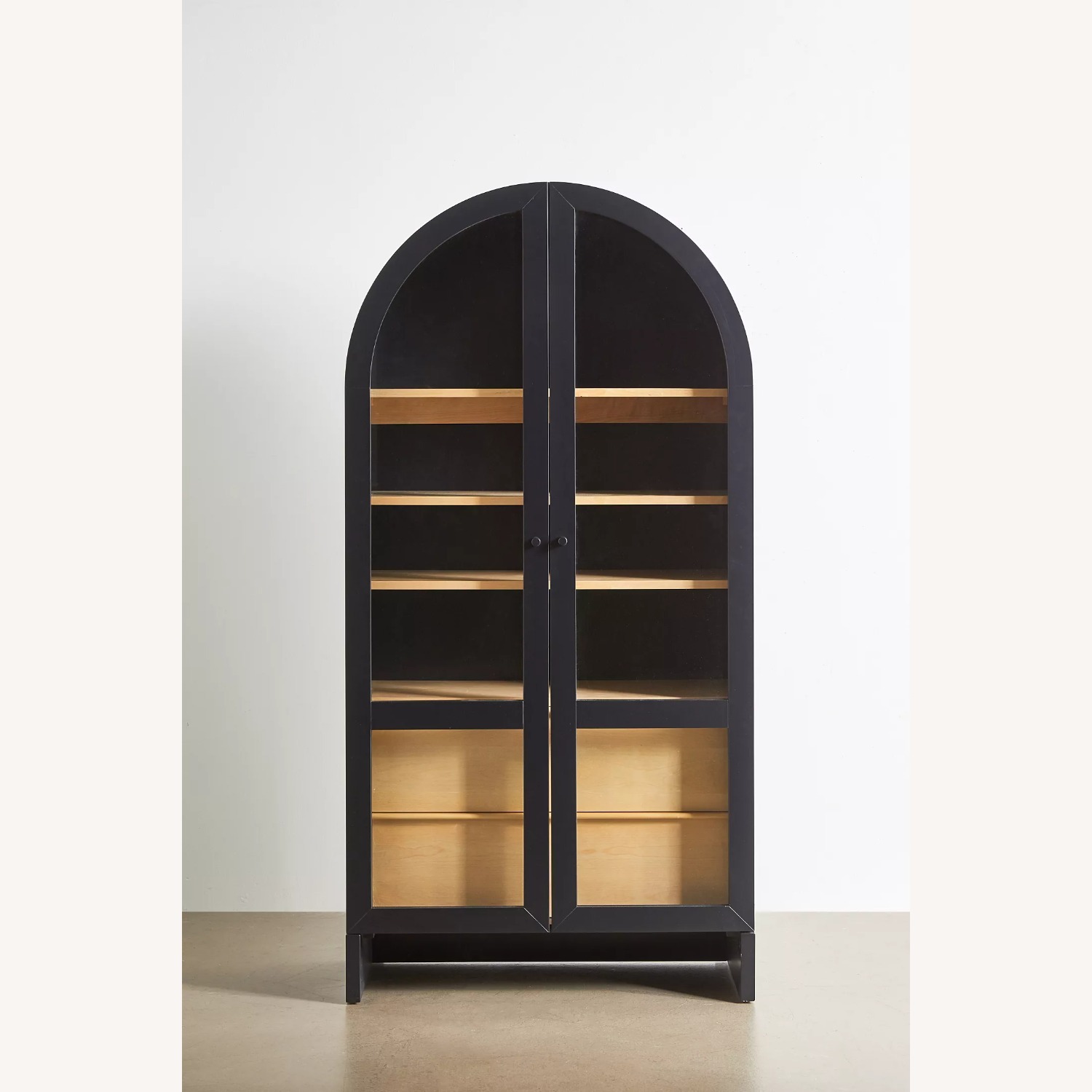 Urban Outfitters Black Mason Storage Cabinet - image-3