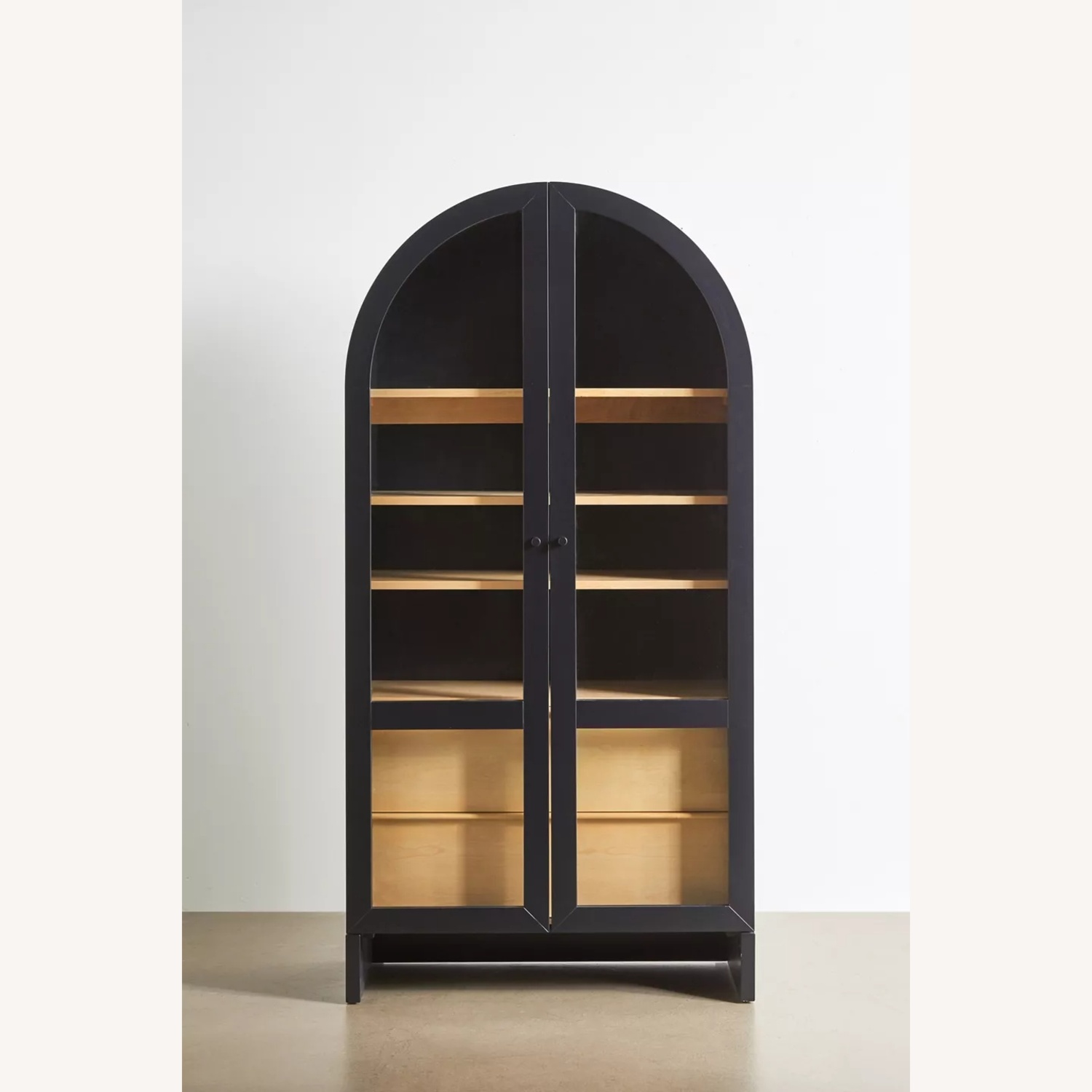 Urban Outfitters Black Mason Storage Cabinet - image-7