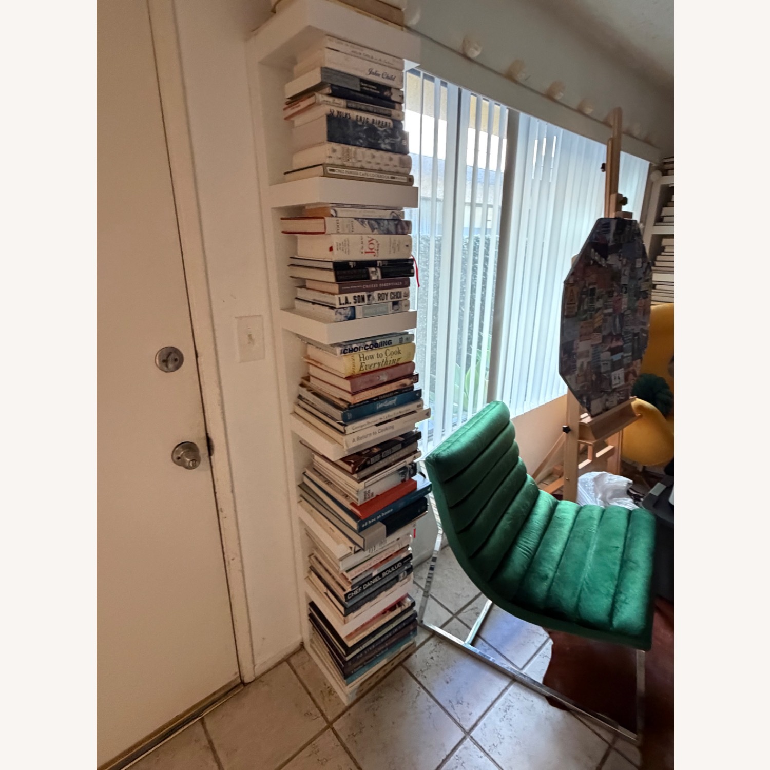 Book Shelf White Wood Bookcase - image-3