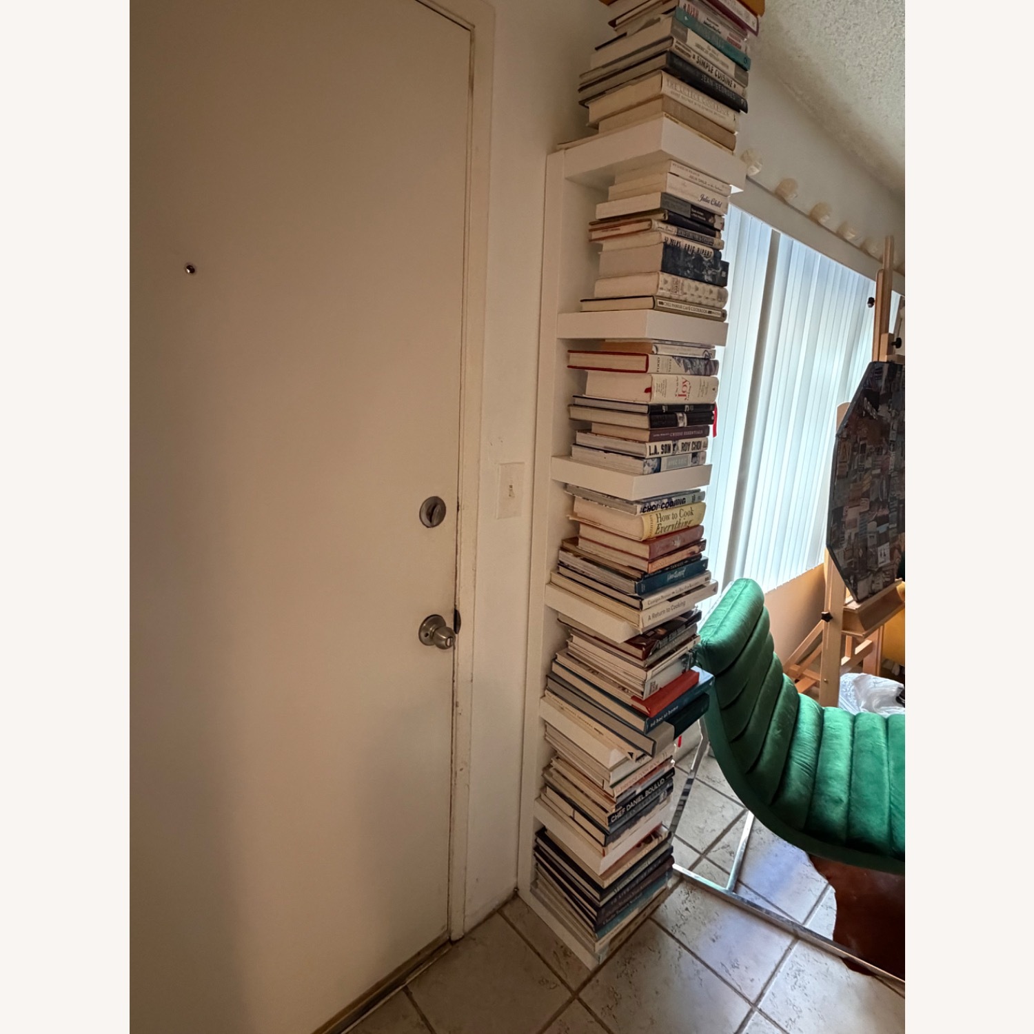 Book Shelf White Wood Bookcase - image-2