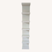 Book Shelf White Wood Bookcase