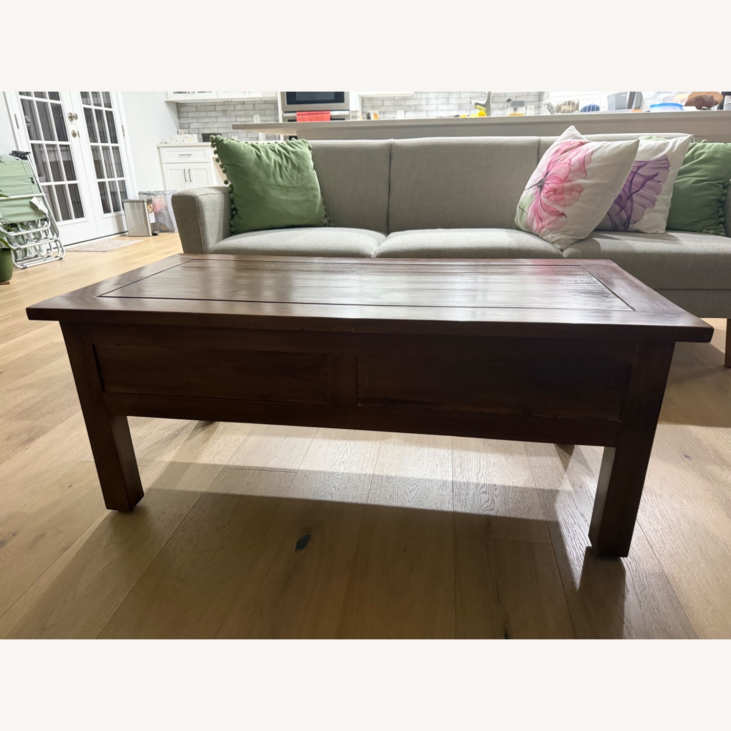 Dark Brown Coffee Table - image-3