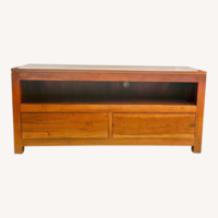Dark Brown TV Stand Coffee Table