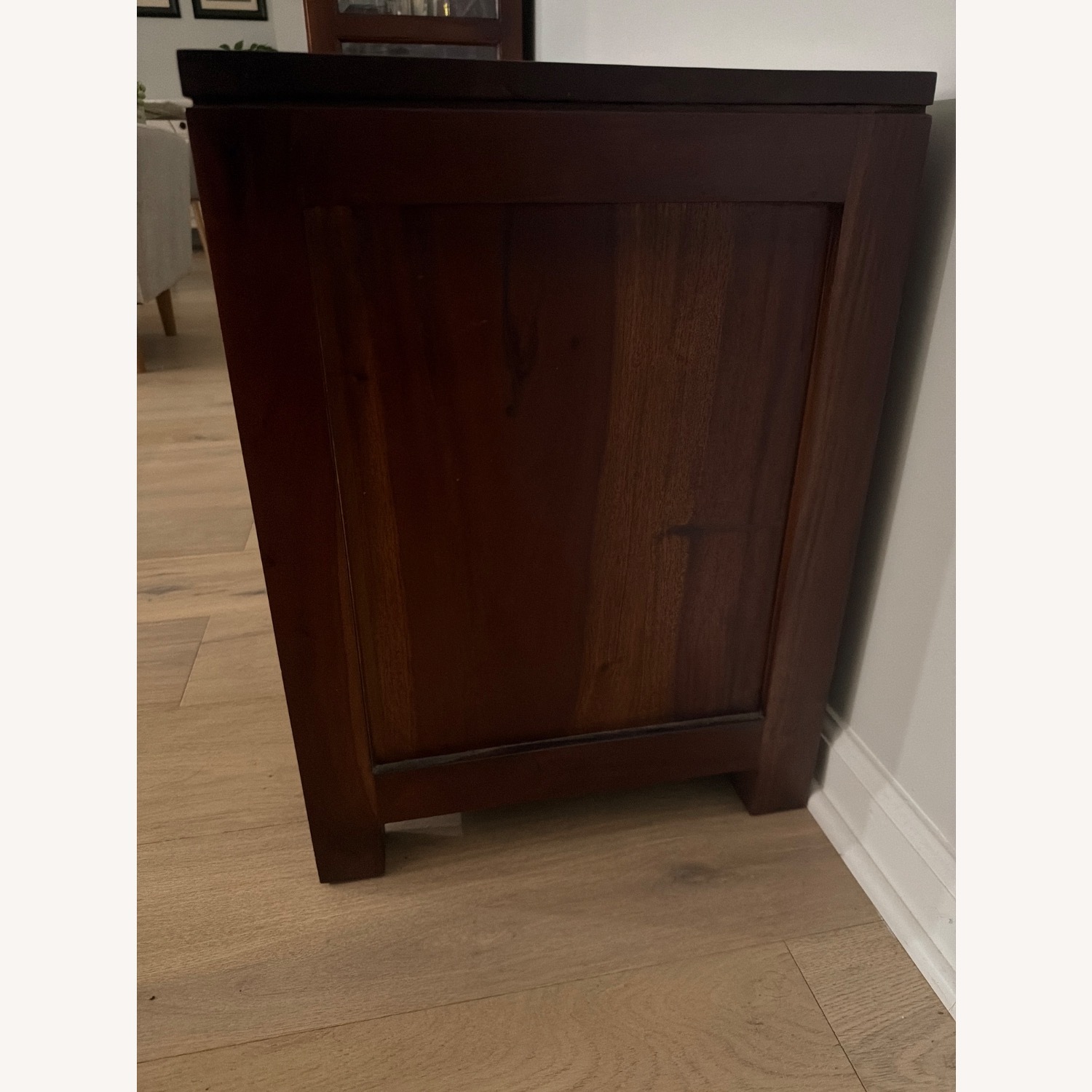 Dark Brown TV Stand Coffee Table - image-2