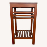 Dark Brown High End Table 