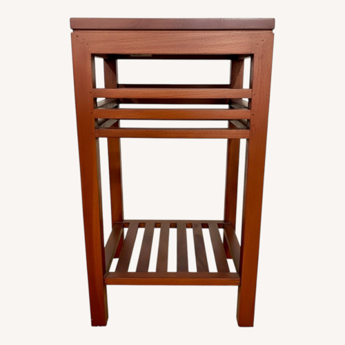 Used Dark Brown High End Table for sale on AptDeco