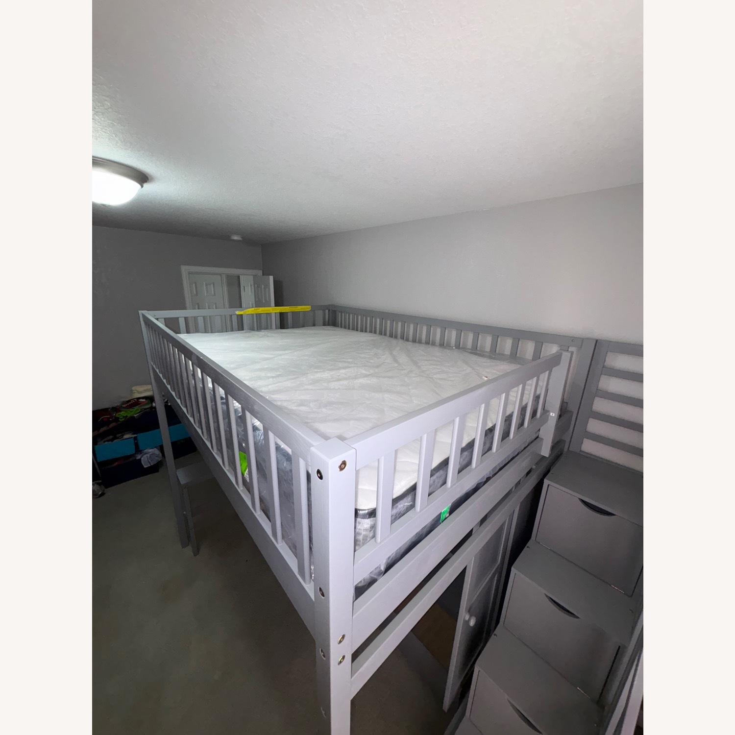 Bed Bath & Beyond Light Gray Wood Full Bunk Bed - image-2