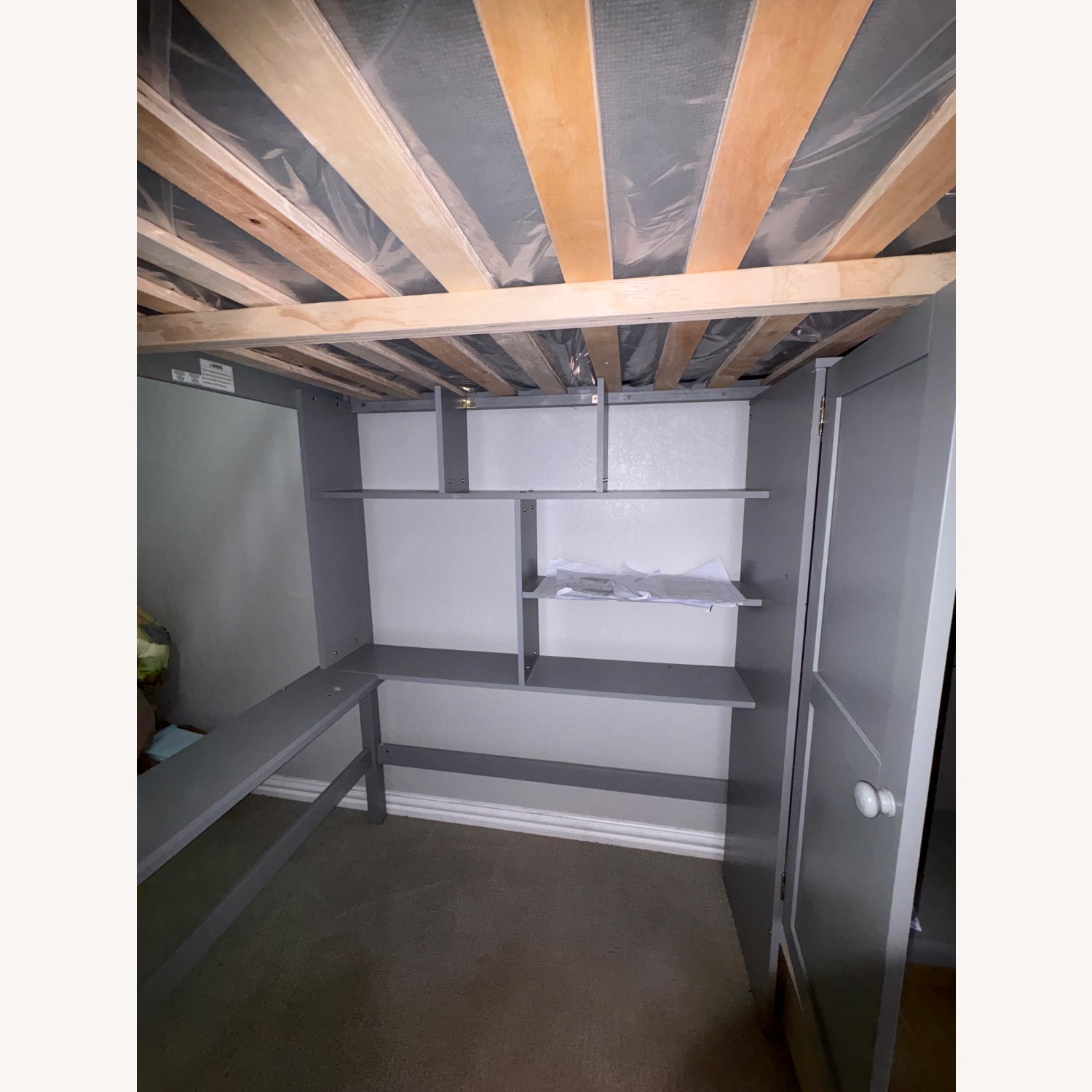 Bed Bath & Beyond Light Gray Wood Full Bunk Bed - image-12