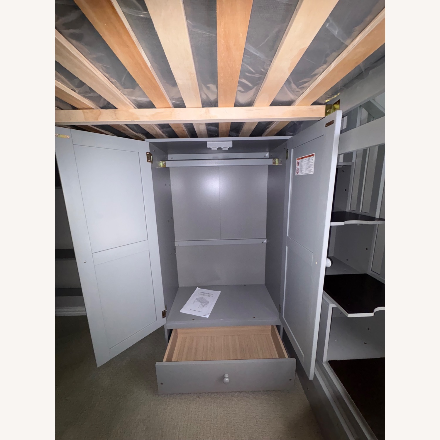 Bed Bath & Beyond Light Gray Wood Full Bunk Bed - image-13