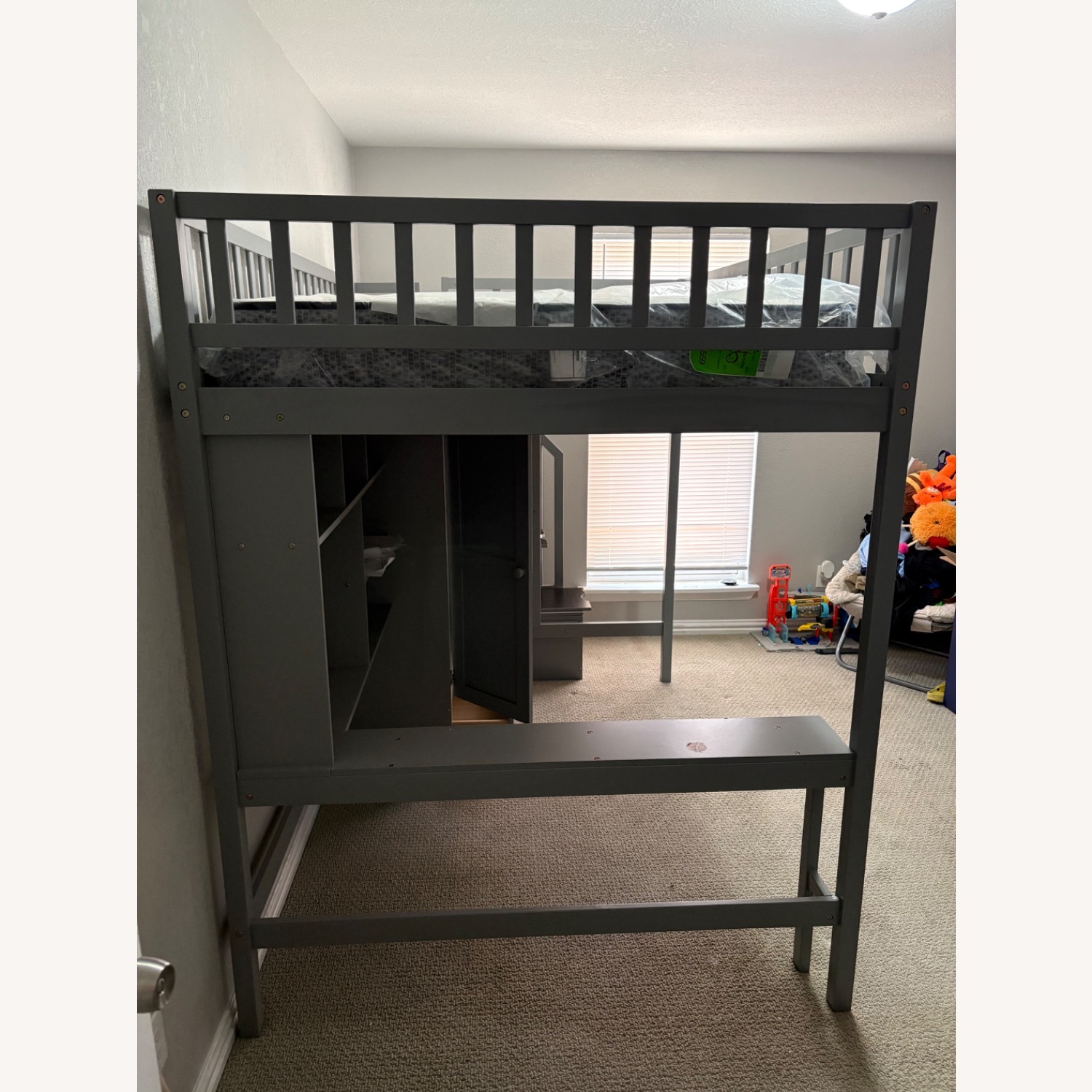 Bed Bath & Beyond Light Gray Wood Full Bunk Bed - image-15