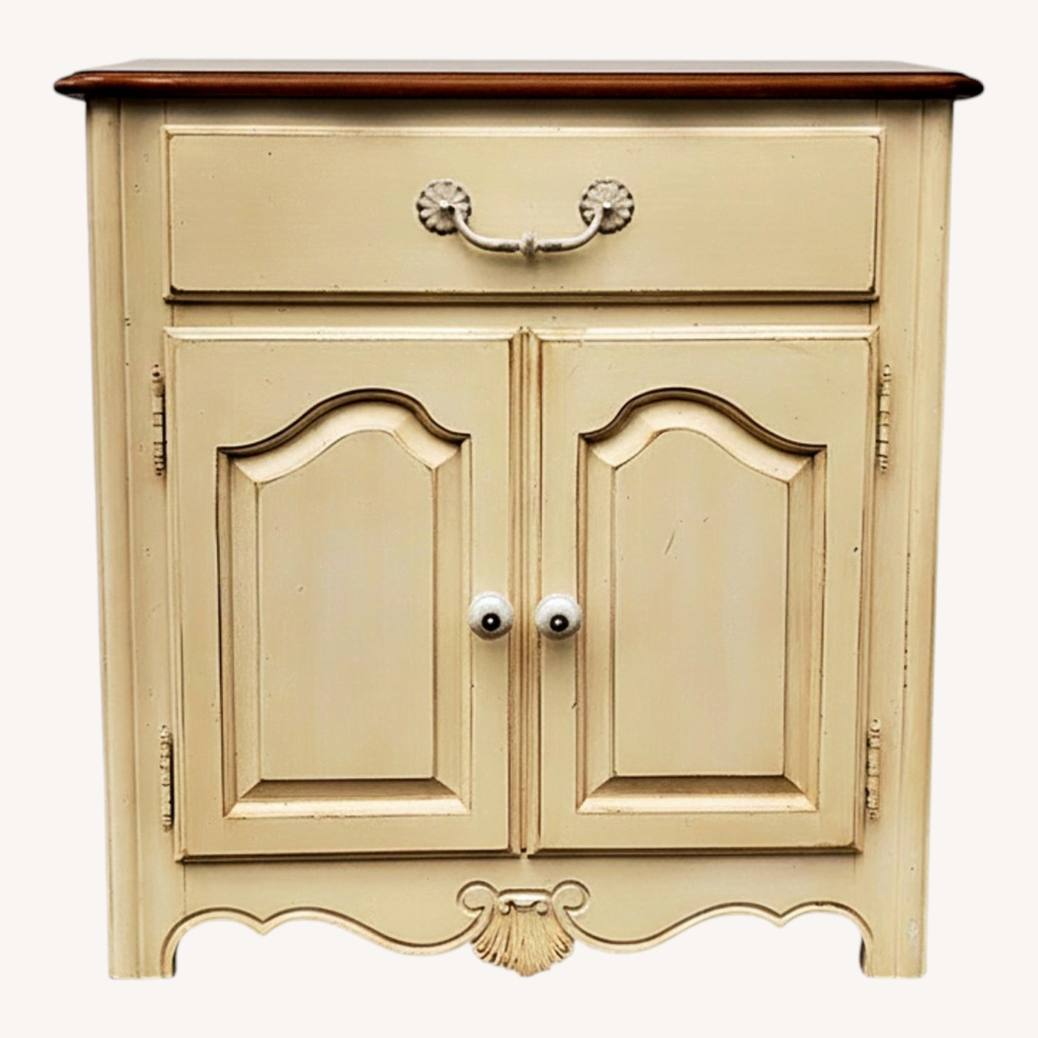 Ethan Allen Country French Wood Nightstand - image-0