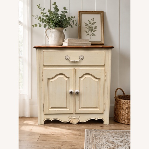 Used Ethan Allen Country French Wood Nightstand for sale on AptDeco