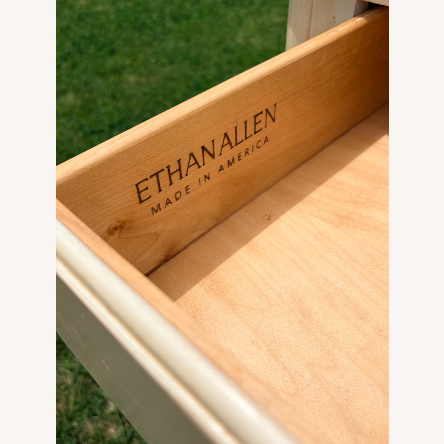 Ethan Allen Country French Wood Nightstand - image-4