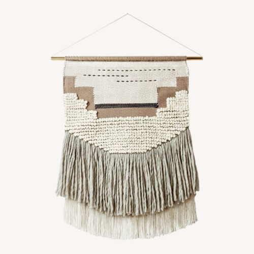 Used CB2 Woven Natural Wool Wall Decor for sale on AptDeco
