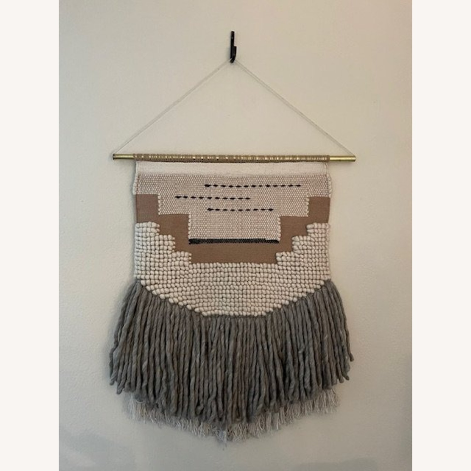 CB2 Woven Natural Wool Wall Decor - image-3