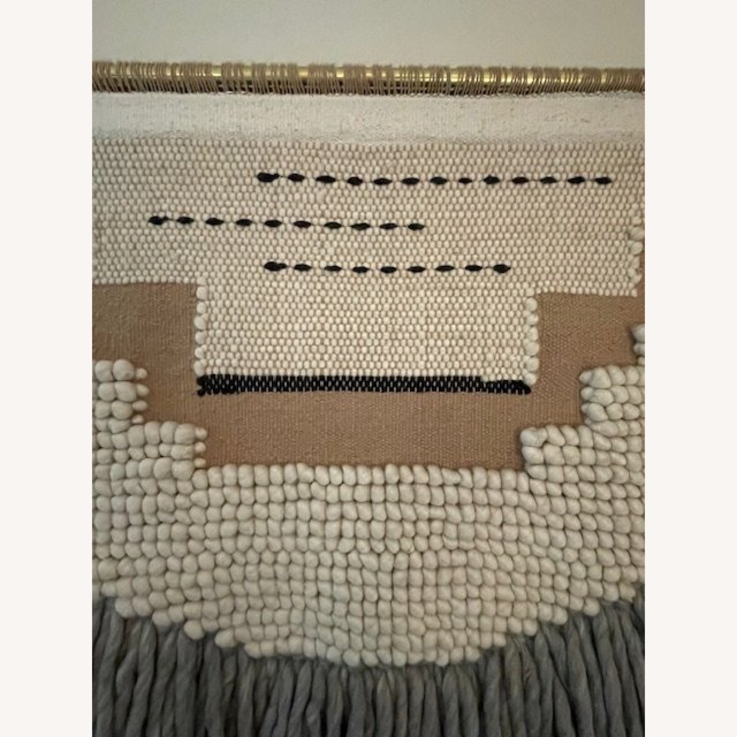 CB2 Woven Natural Wool Wall Decor - image-2