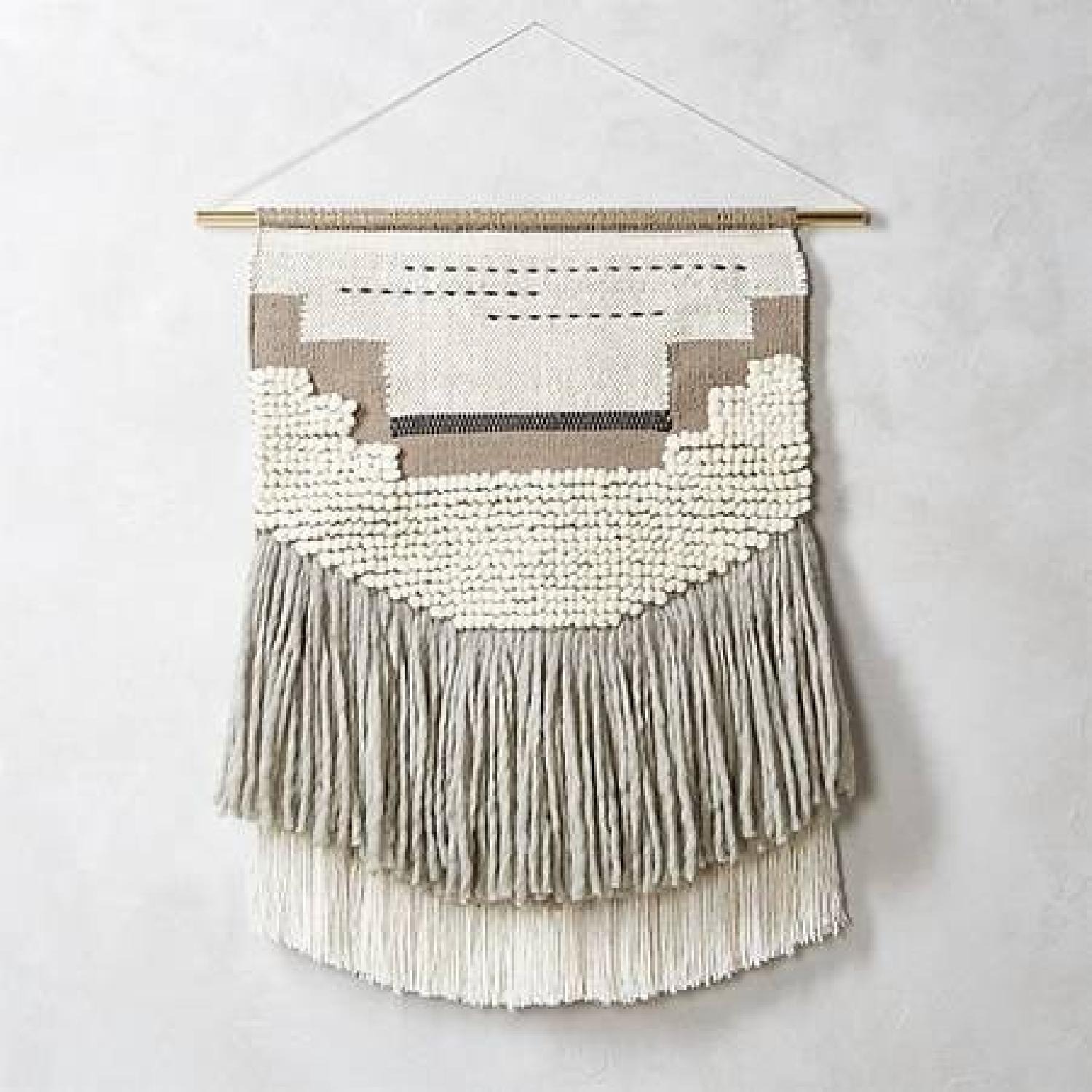 CB2 Woven Natural Wool Wall Decor - image-6