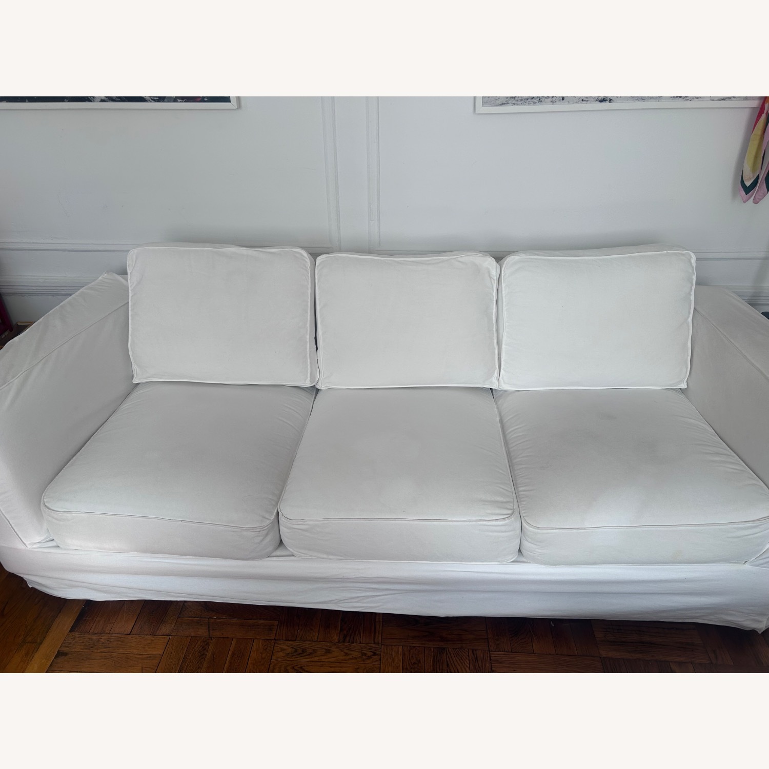 IKEA Norsborg Sofa + Kivik Storage Ottoman - image-3