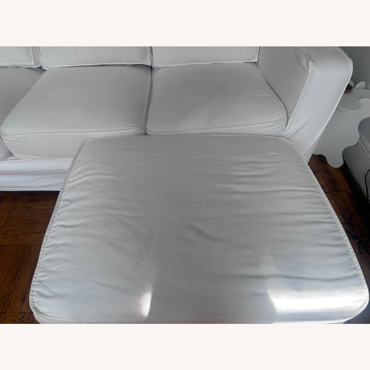 IKEA Norsborg Sofa + Kivik Storage Ottoman - image-2