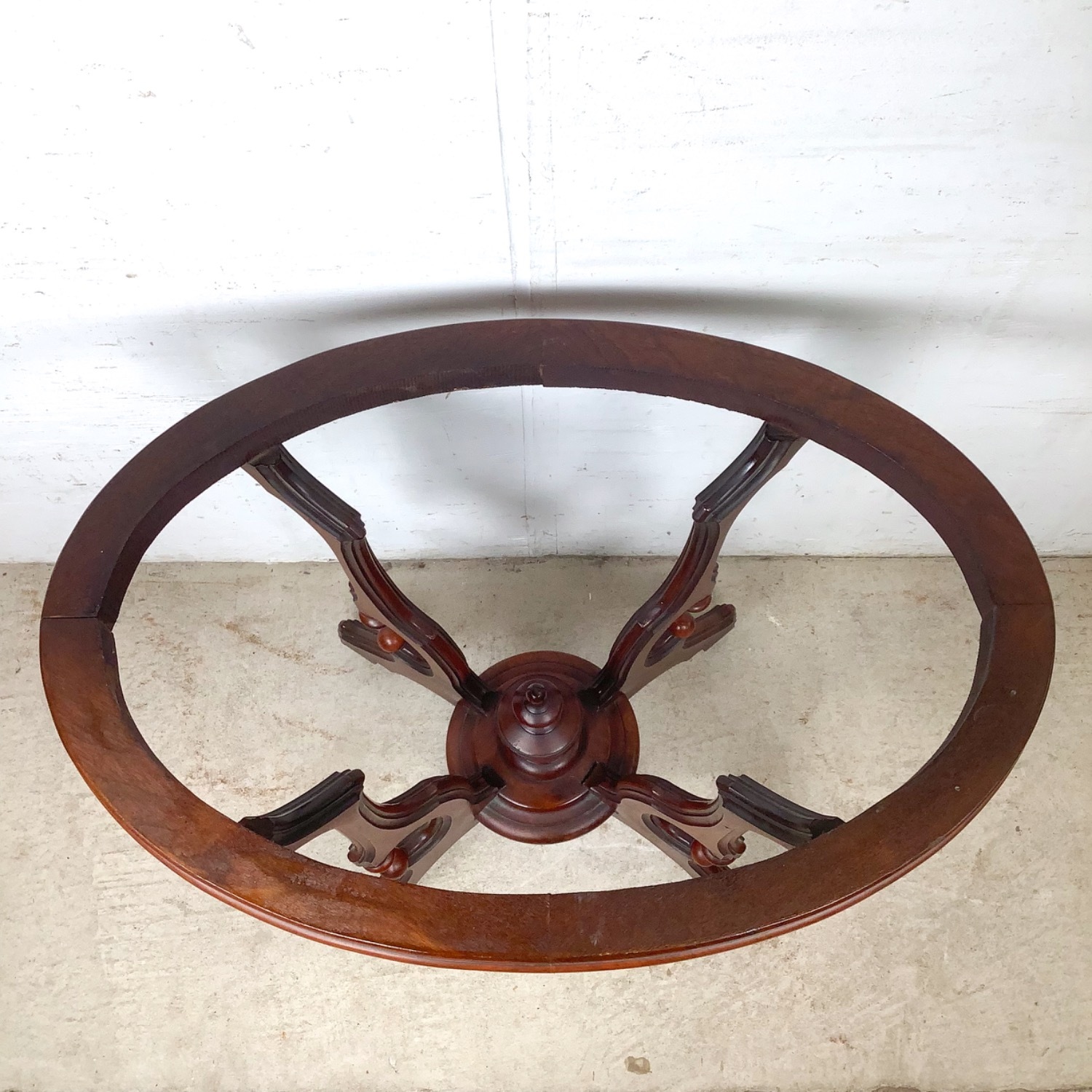Traditional Marble Top Accent Table - image-20