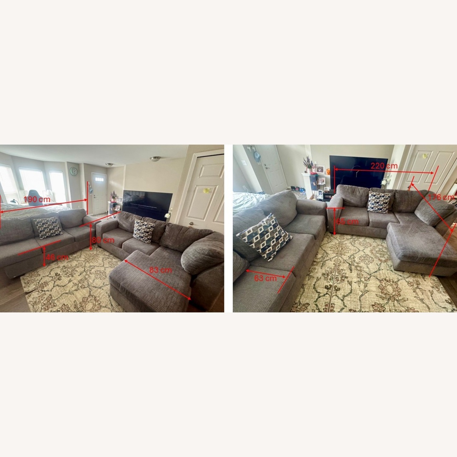 Living Room Modern Modular L-Shape Sofa - image-1