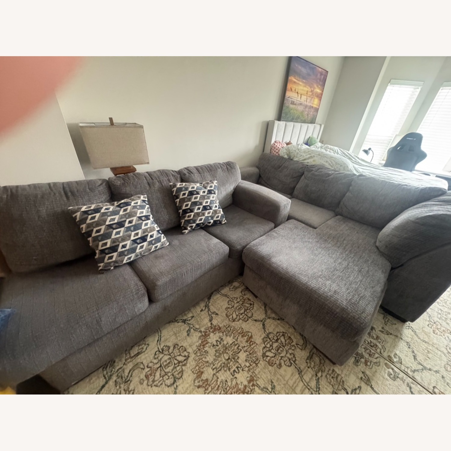 Living Room Modern Modular L-Shape Sofa - image-4